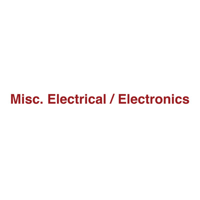 Misc. Electrical / Electronics