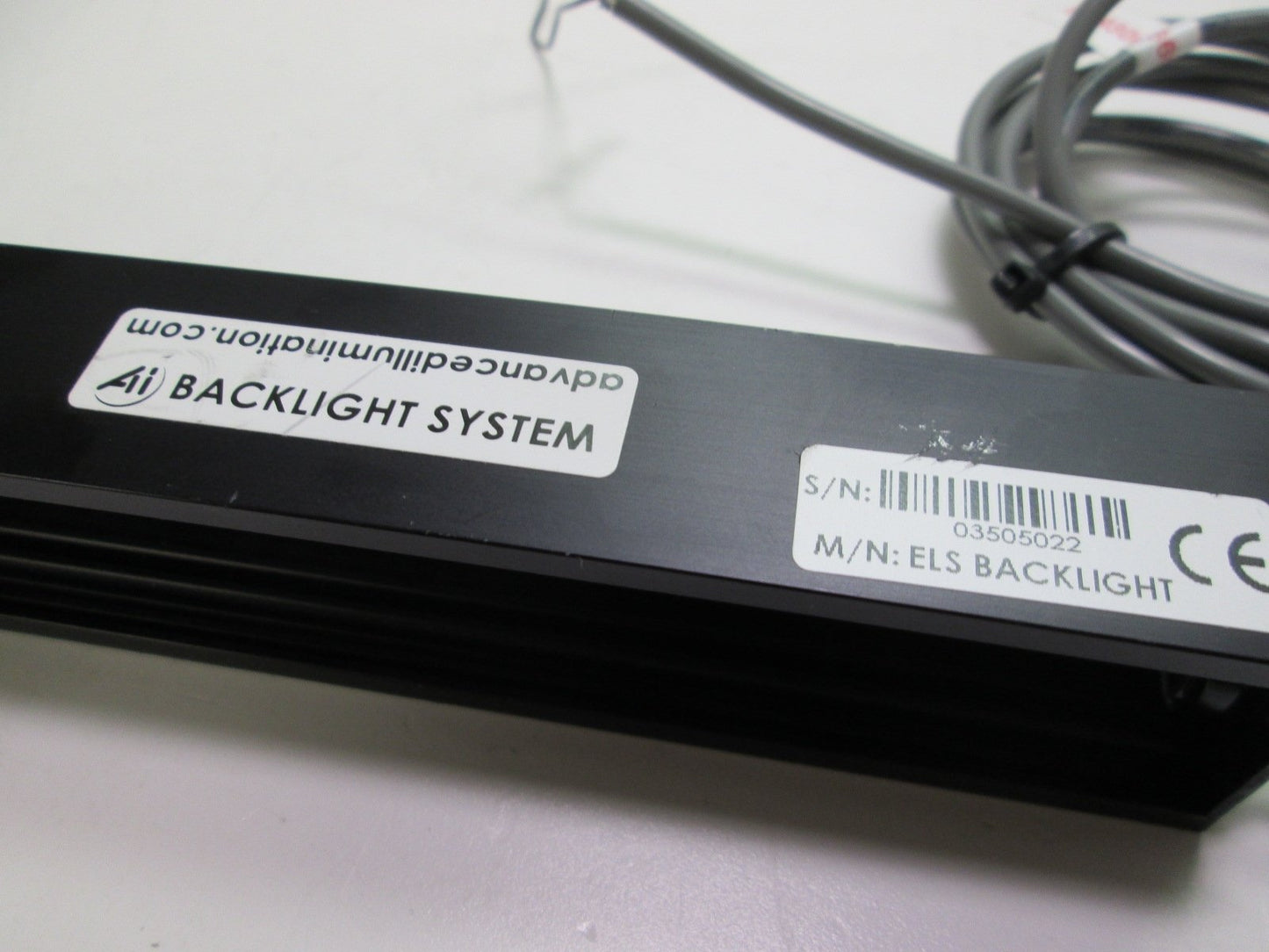 Used Advanced Illumination EL19306-660 Red LED Backlight Strip 24VDC 6" Missing Cover