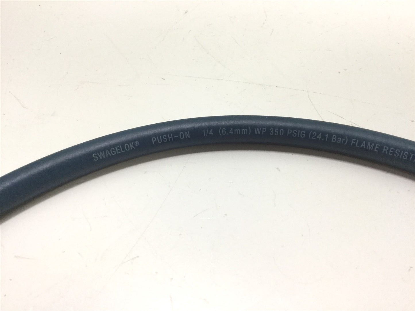 Used Swagelok 1/4" Flame Resistant Hose w/DynaQuip D3 Quick Disconnect Coupler 52"