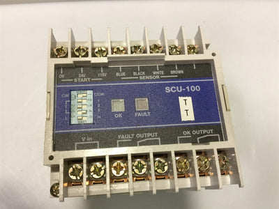 Used SCU-100 Sensor Control Unit For PCS100 Sensor Tool Break Monitoring Device 24VDC