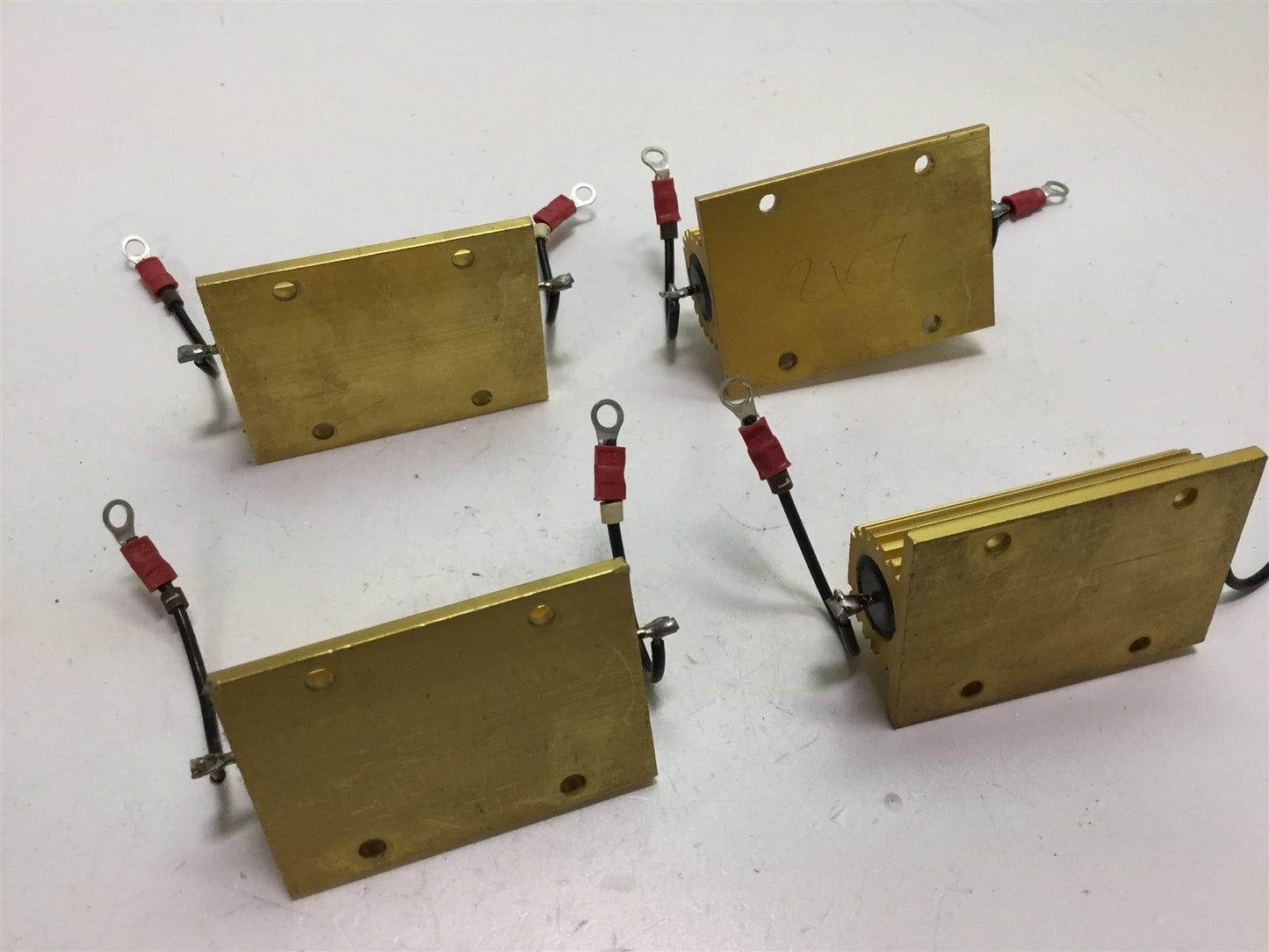 Used Lot of 4 TE Connectivity CGS HSC100 2K7J 2.7K Ohm 100 Watt 5% Power Resistors