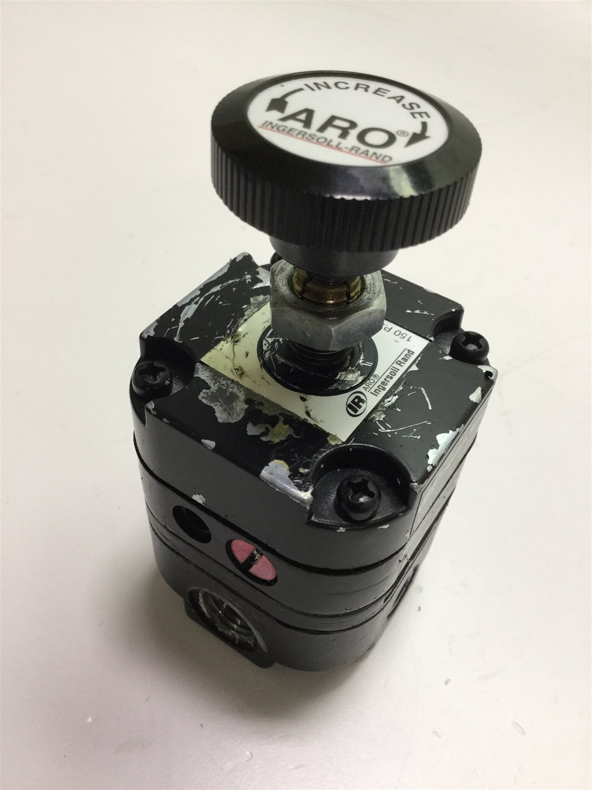 Used ARO Ingersoll Rand PR4021-200 Pneumatic Air Regulator, Ports: 1/4" NPT, 150psi