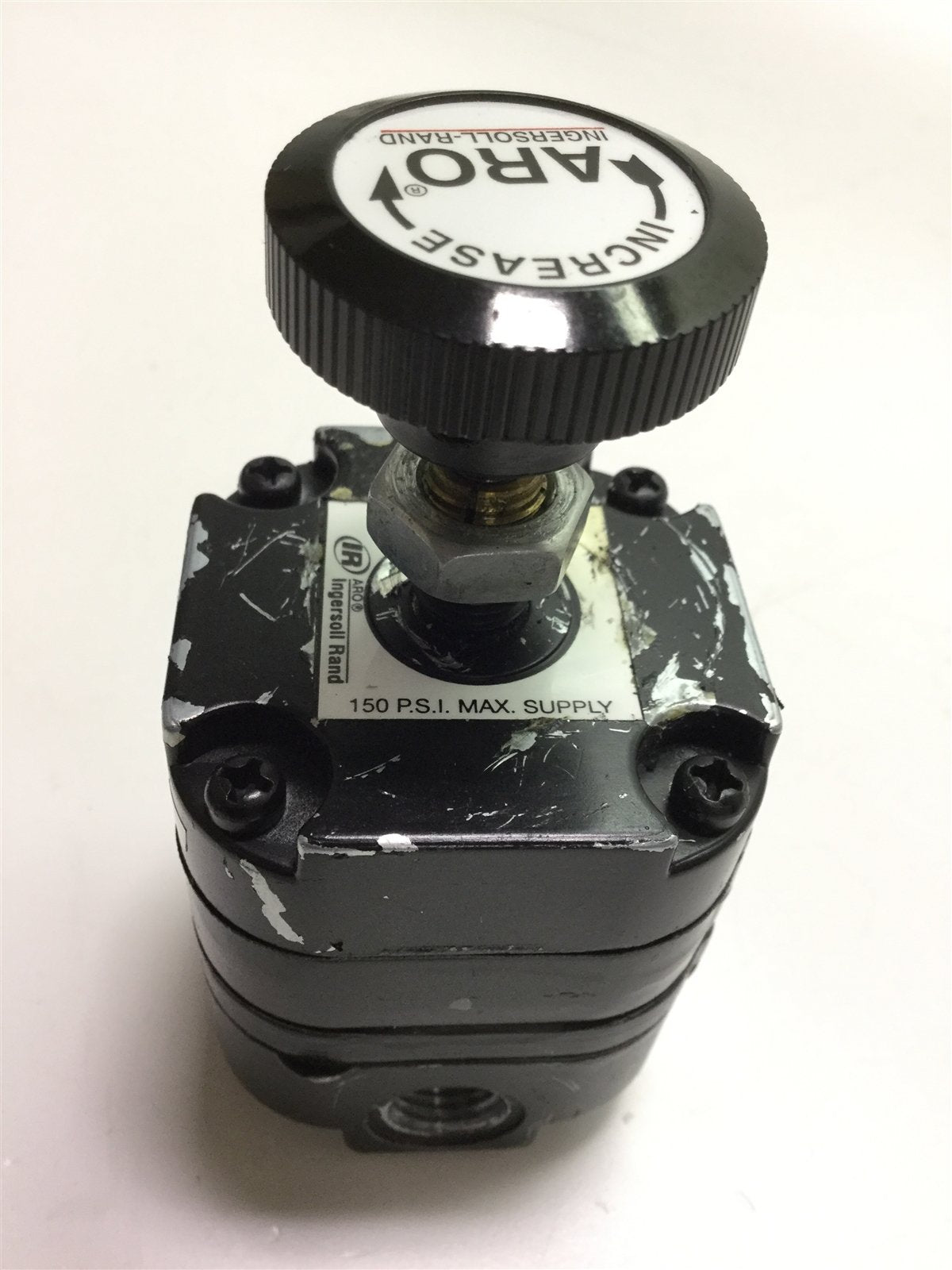 Used ARO Ingersoll Rand PR4021-200 Pneumatic Air Regulator, Ports: 1/4" NPT, 150psi