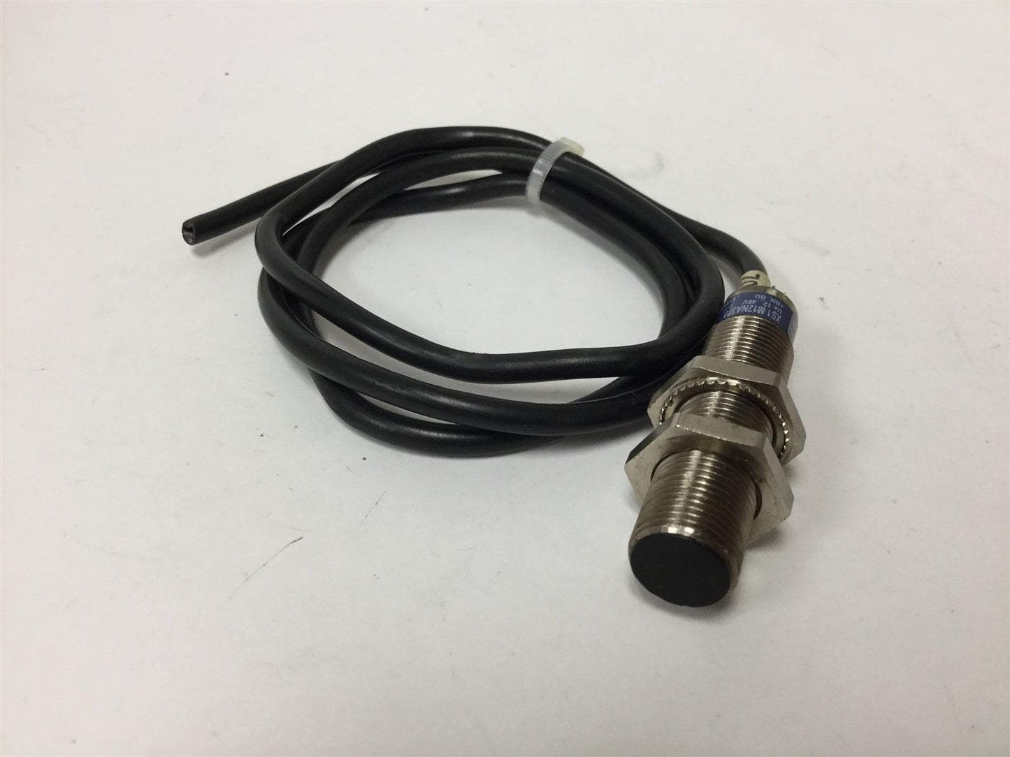 Used Telemecanique XS1 M12NA370 Inductive Proximity Sensor, Voltage: 12-48VDC, 200mA