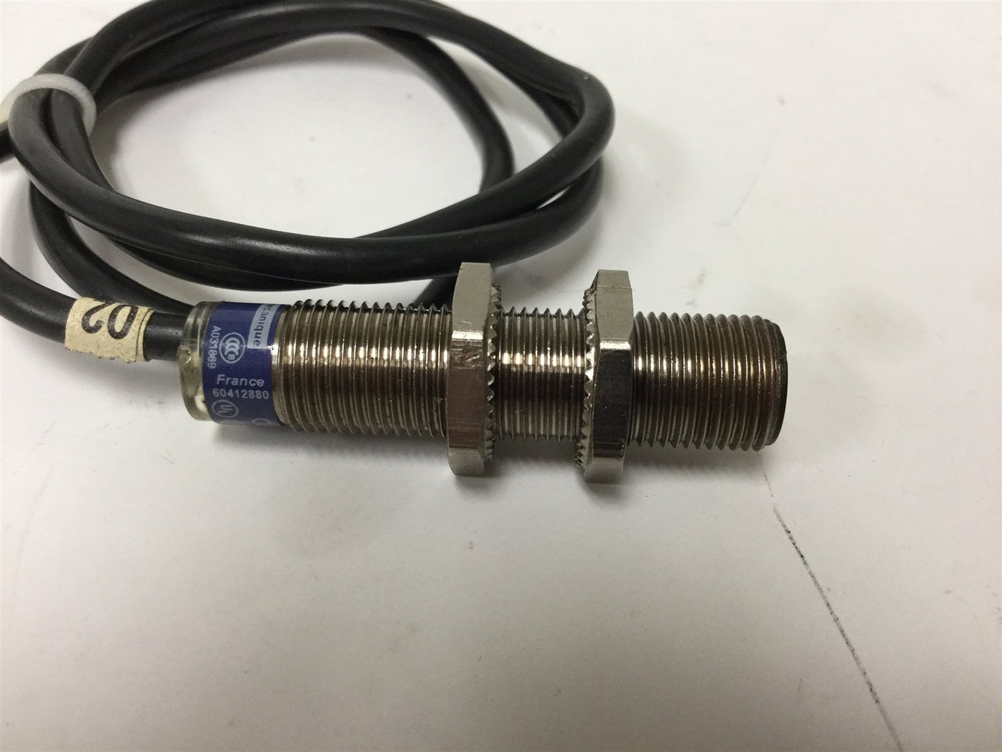 Used Telemecanique XS1 M12NA370 Inductive Proximity Sensor, Voltage: 12-48VDC, 200mA