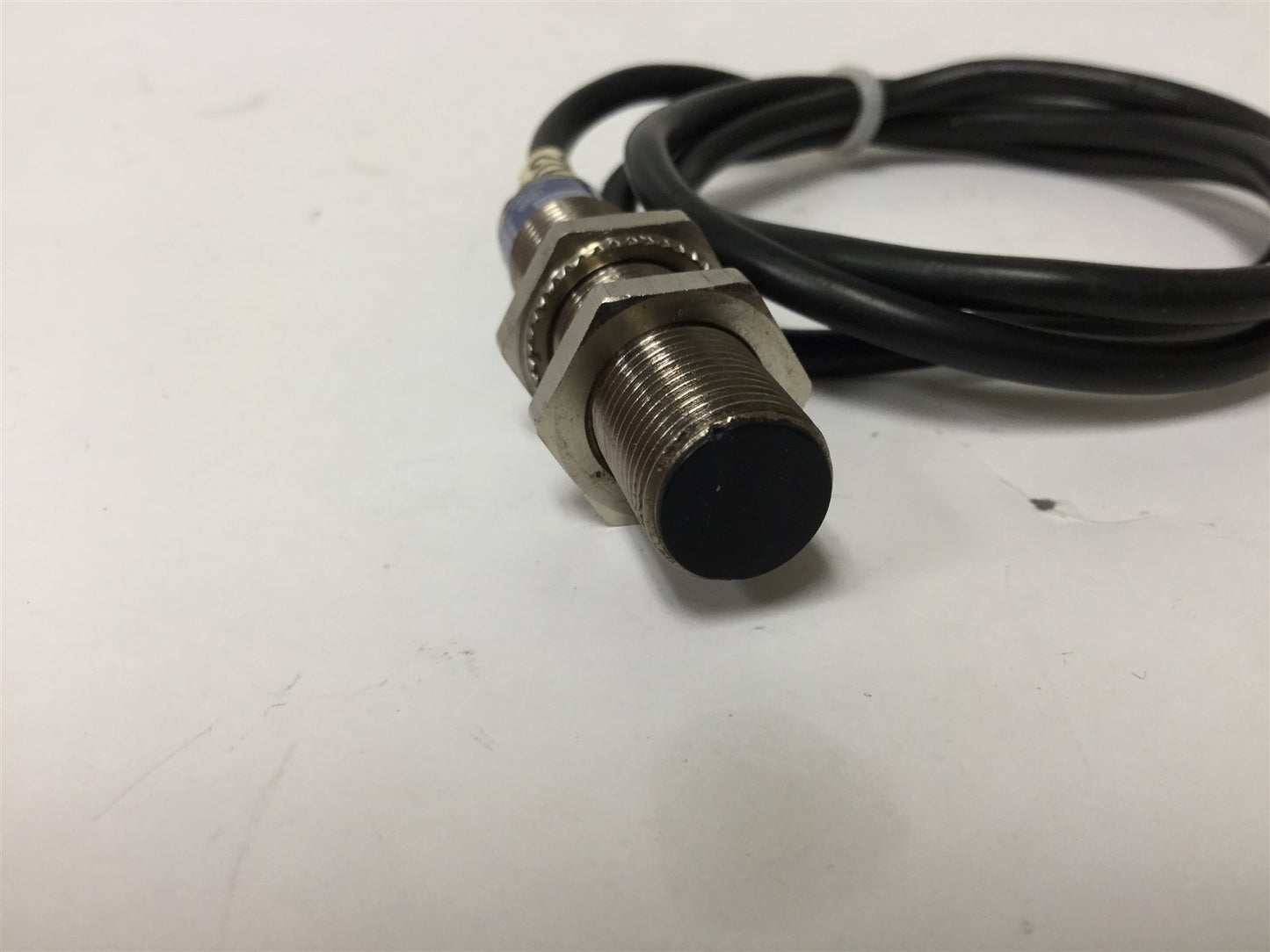 Used Telemecanique XS1 M12NA370 Inductive Proximity Sensor, Voltage: 12-48VDC, 200mA