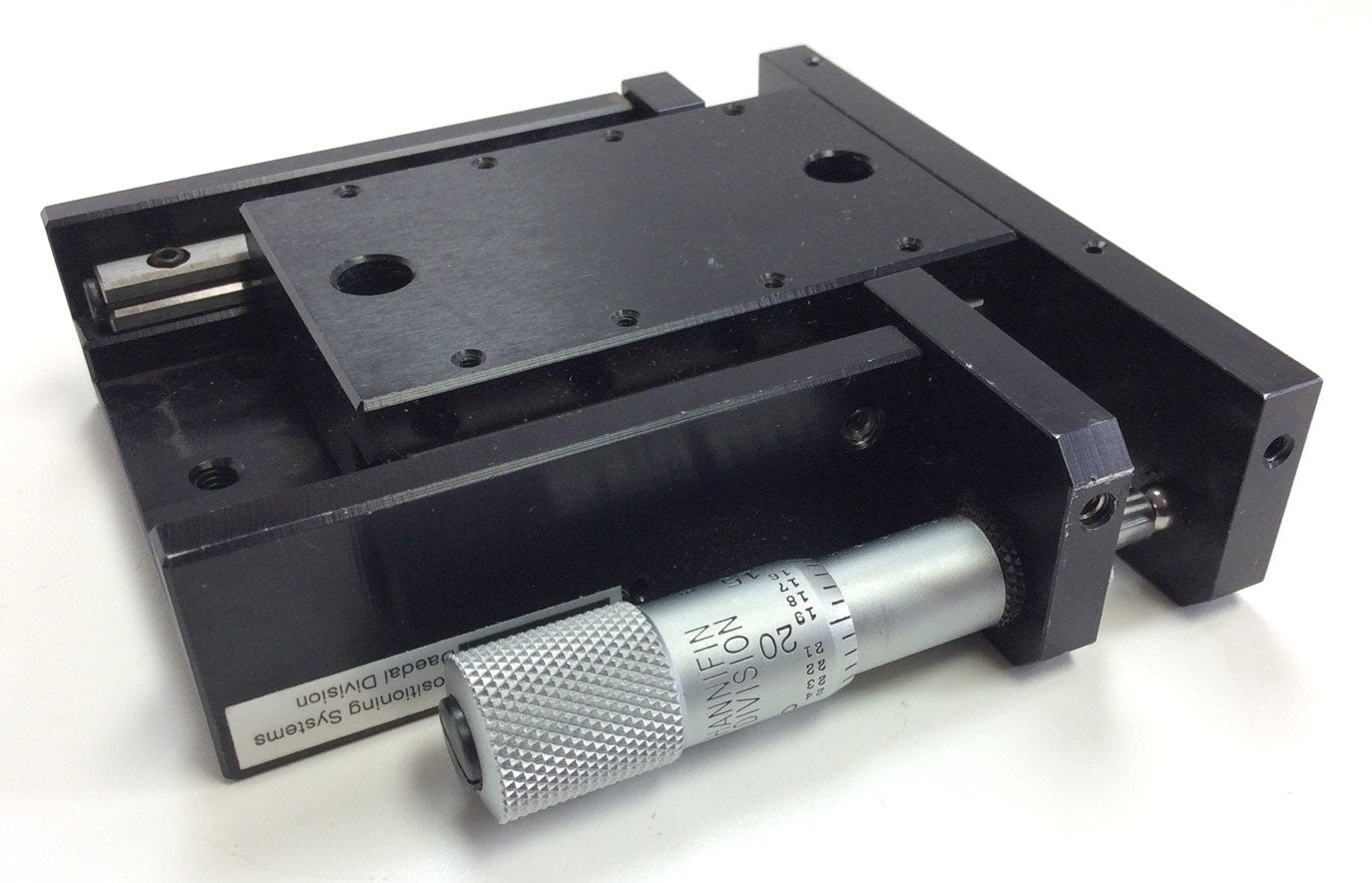 Used Parker CR4552 Linear Stage Carriage Dimensions: 2.625" x 2.625" Travel: 0.5"