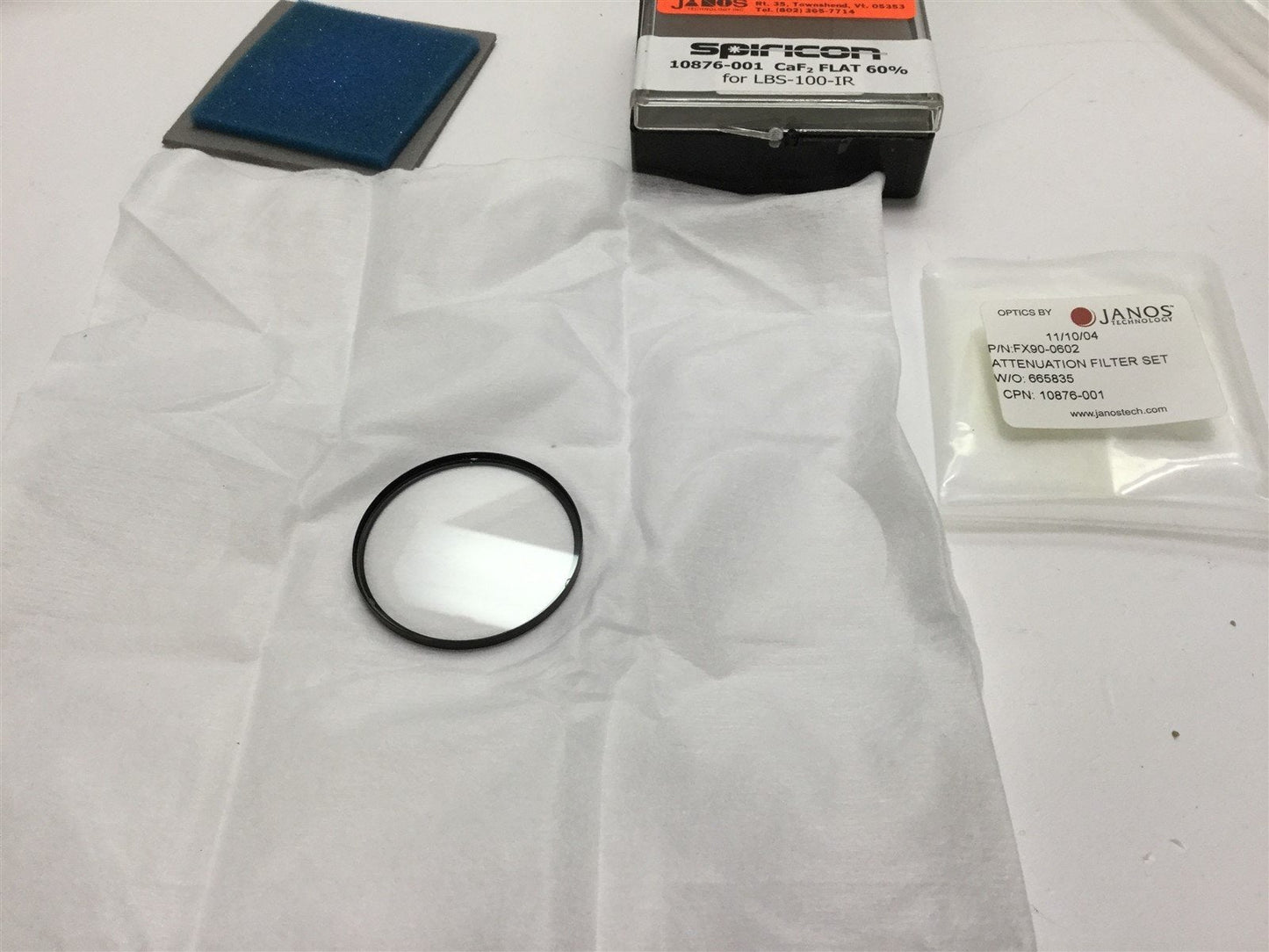 New – Open box Janos Technology FX90-0602 Attenuation Filter For LBS-100 R Laser Attenuator