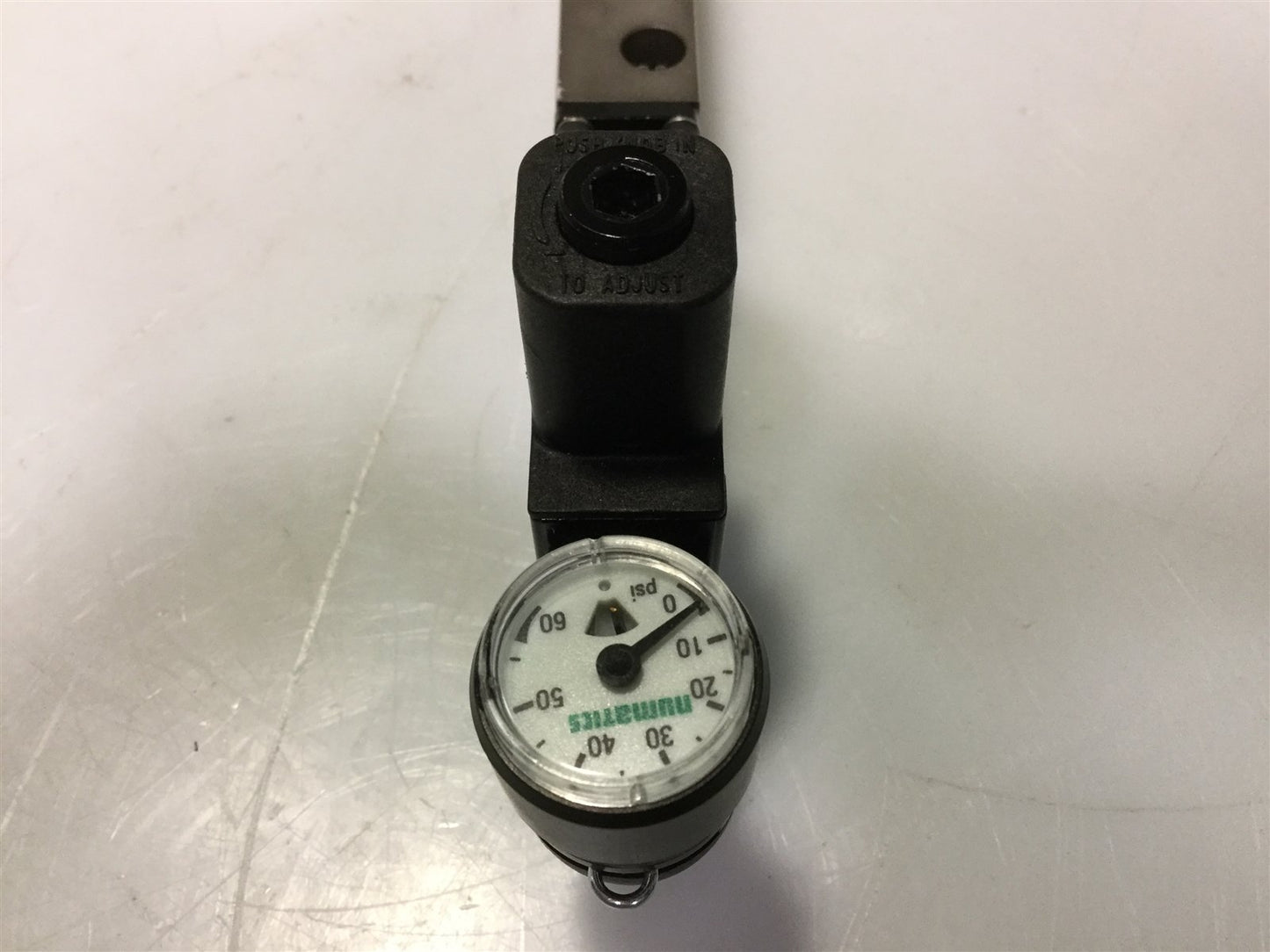 Used Numatics 051RD300JP00000 Series 2005 Sandwich Dual Regulator w/ Top View Gauges