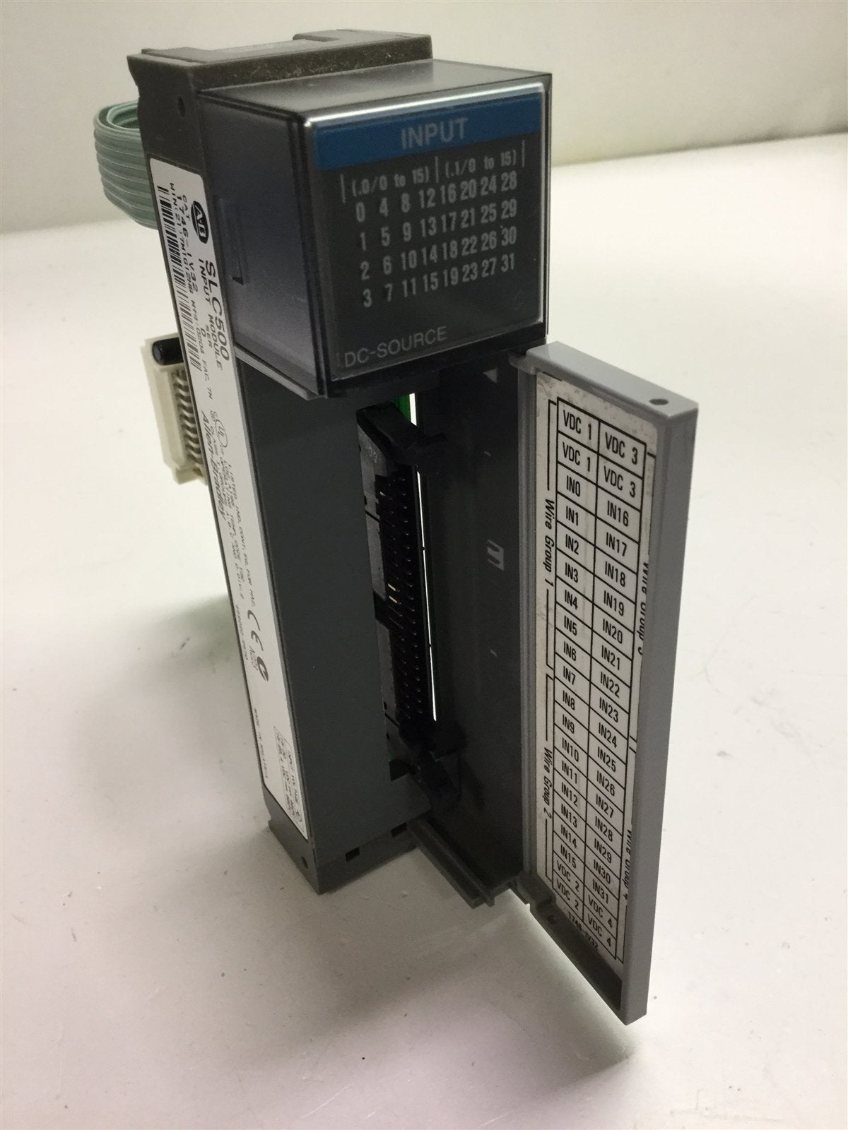 Used Allen Bradley 1746-IV32 SLC 500 Input Module, Series D, 15-30VDC, 32-Point