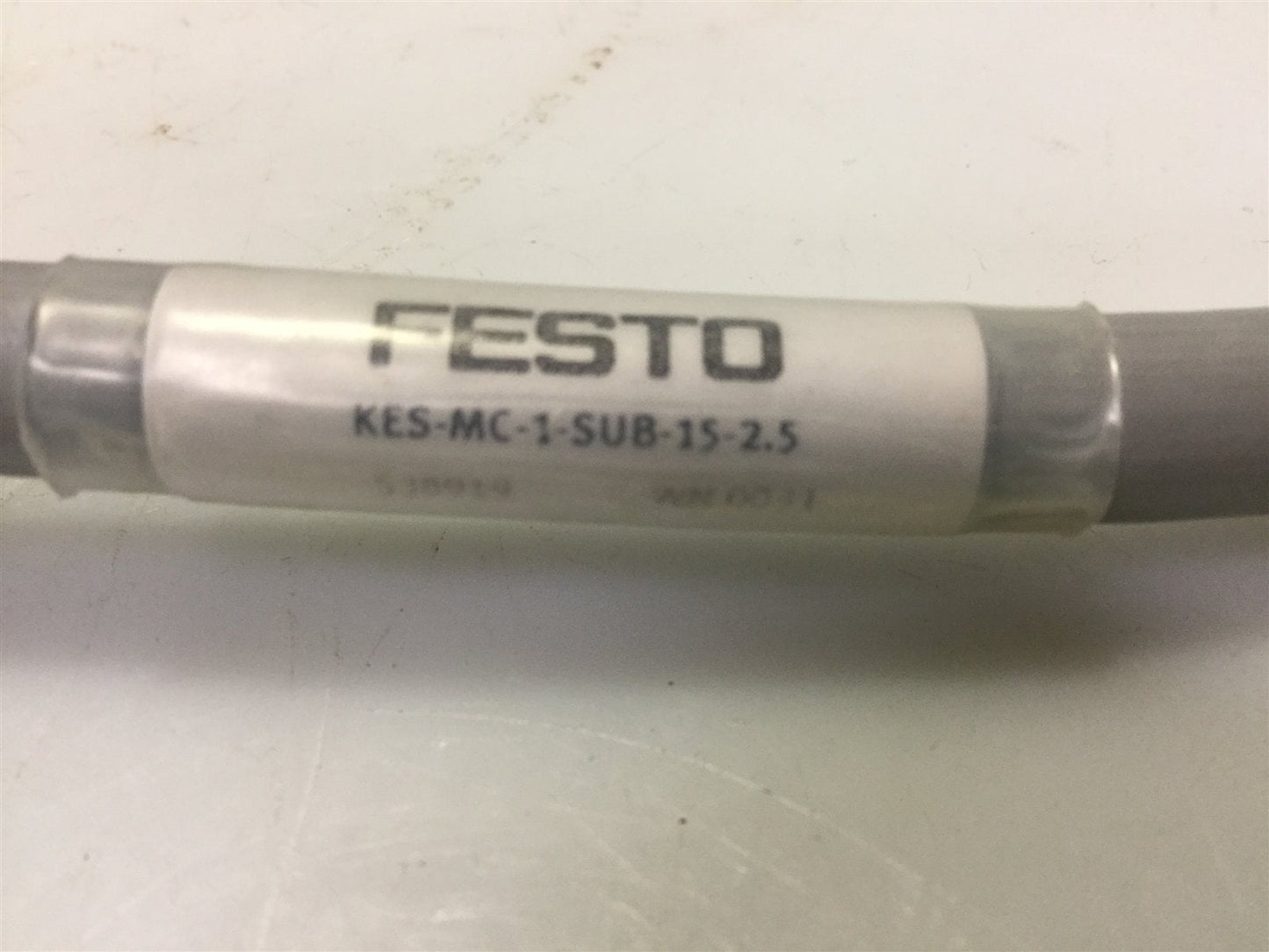Used Festo KES-MC-1-SUB15 I/O Interface Control Cable DB15 to Flying Leads 2ft+