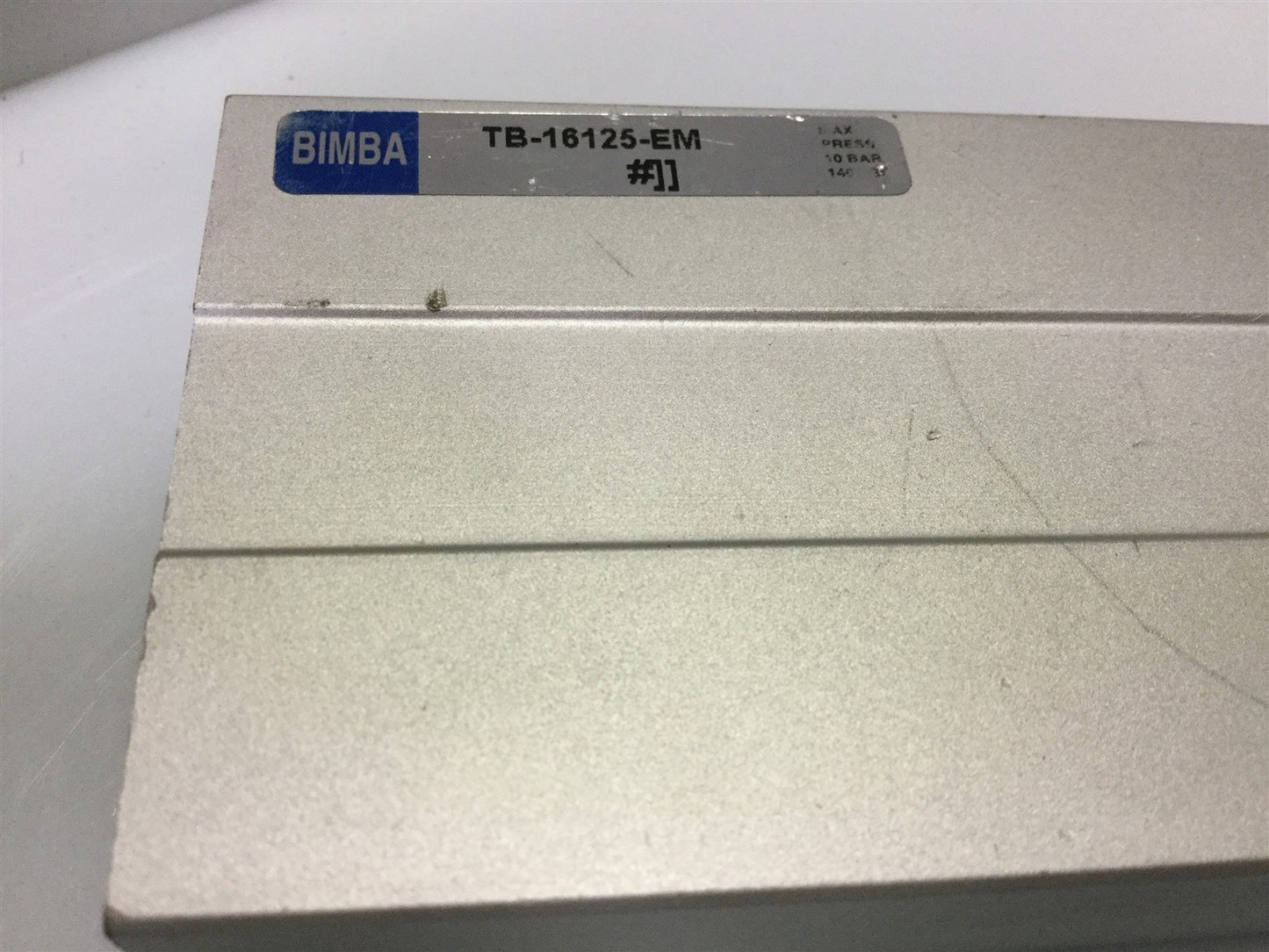 Used Bimba TB-16125 Twin Bore Table Linear Cylinder 16mm-Bore 125mm-Stroke