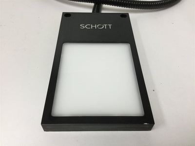 For parts or not working Schott A08925 Fiber Optic Backlight, Active Area: 4" x 4.88" *Damaged Fibers*