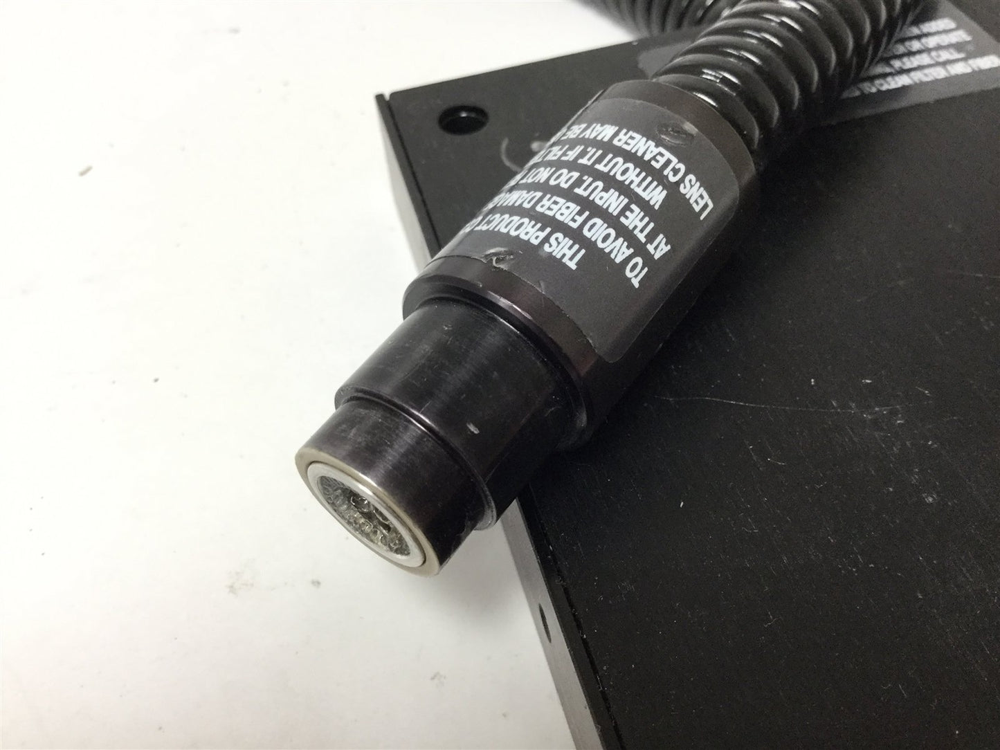 For parts or not working Schott A08925 Fiber Optic Backlight, Active Area: 4" x 4.88" *Damaged Fibers*