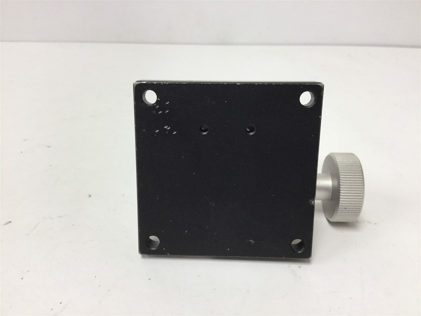 Used Edmund Optics Dovetail Rack & Pinion Stage, Travel: 2.125", Stage: 1.34" x 1.57"