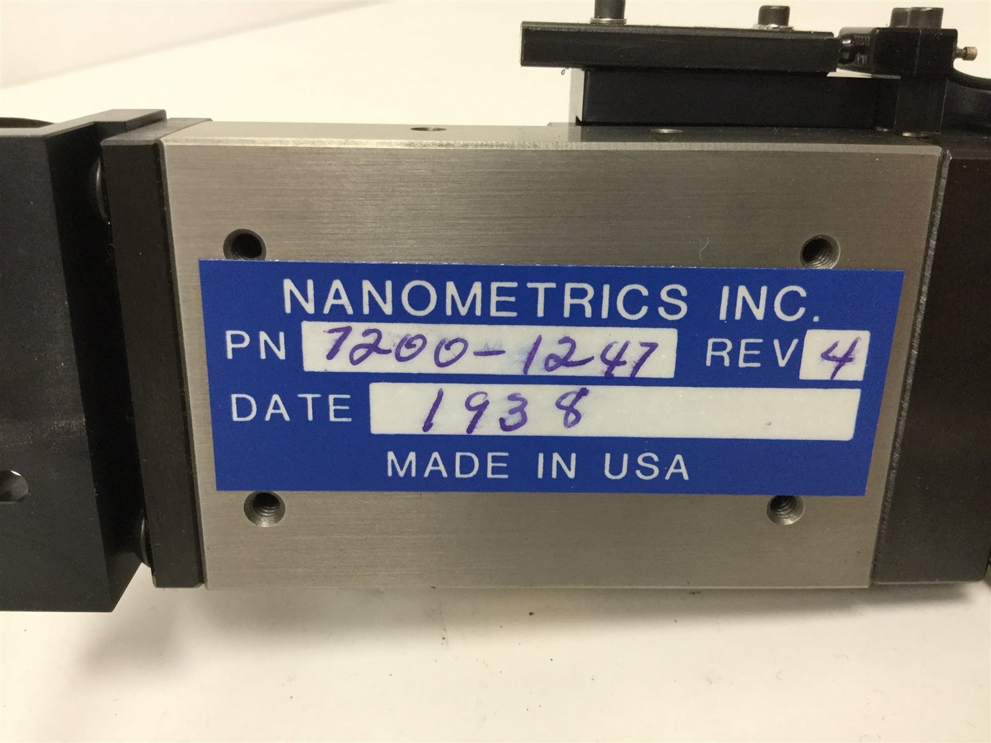 Used Hamamatsu H957-06 Photomultiplier Module on Cleveland Precision Slide