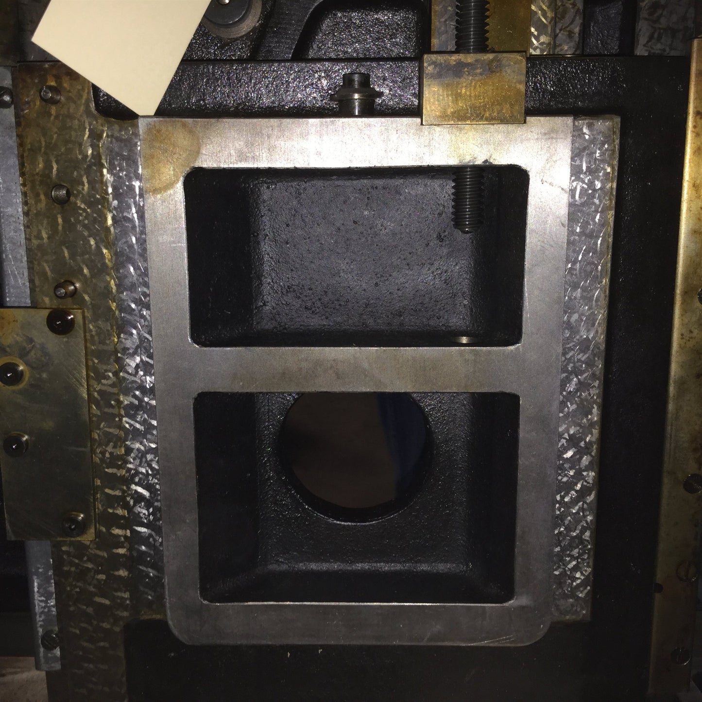Used XY Manual Positioner, Travel: 6" x 5", Dimensions: 18" x 12", *1 Axis is Stiff*
