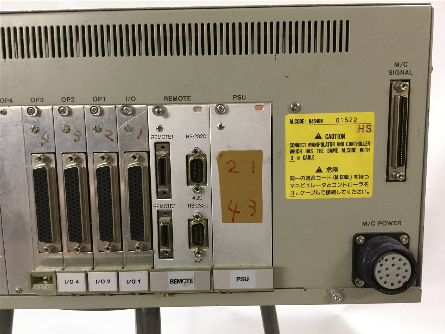 For Parts Epson Seiko SRC-320 Controller For 4-Axis Robot *See Details *For Repair Parts