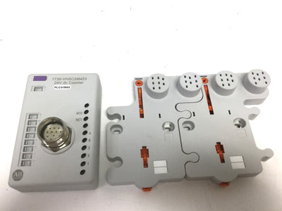 Used Allen Bradley 1738-VHSC24M23 Very High Speed Counter Voltage: 24VDC W/ Connector