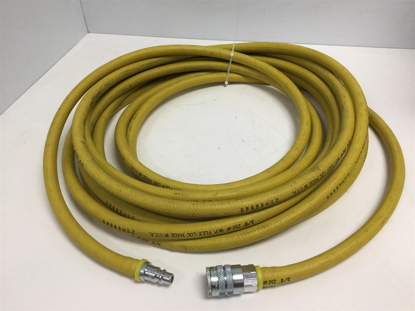 Used Flex-Lock 211M4894 Pneumatic Hose 3/8" ID Pressure 250PSI W.P. Length 30'