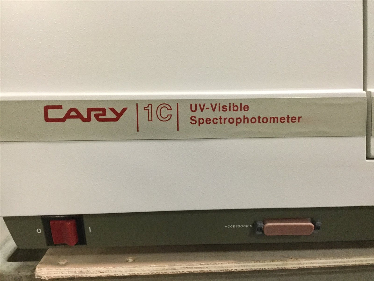 For parts or not working Cary 1C UV-Visible Spectrophotometer 100-240VAC *Power On Tested, UV Lamp On*