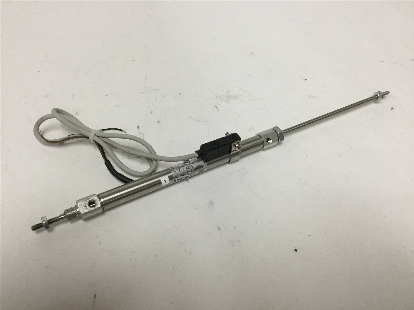 Used SMC NCDJ2WB10-400-H7A1S-X142US Double End Pneumatic Cylinder, Stroke: 4", 100psi