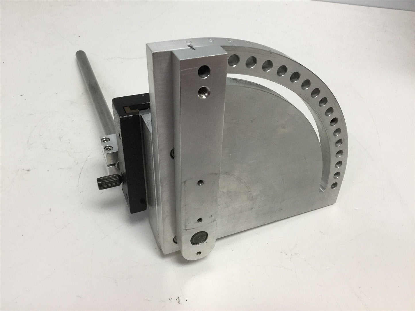 Used Rotating Rod Stand With Linear Position Slide, 90 Deg of Movement, Height: 12.5"