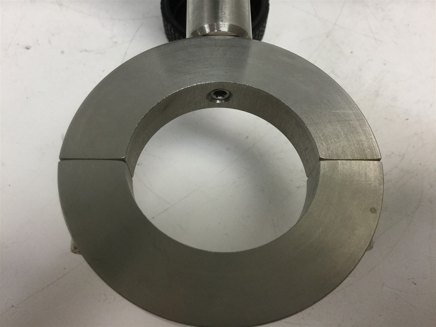 Used Edmund Scientific Instrument Rod, Ring Diameter: 1.76", Rod Diameter: 0.75"
