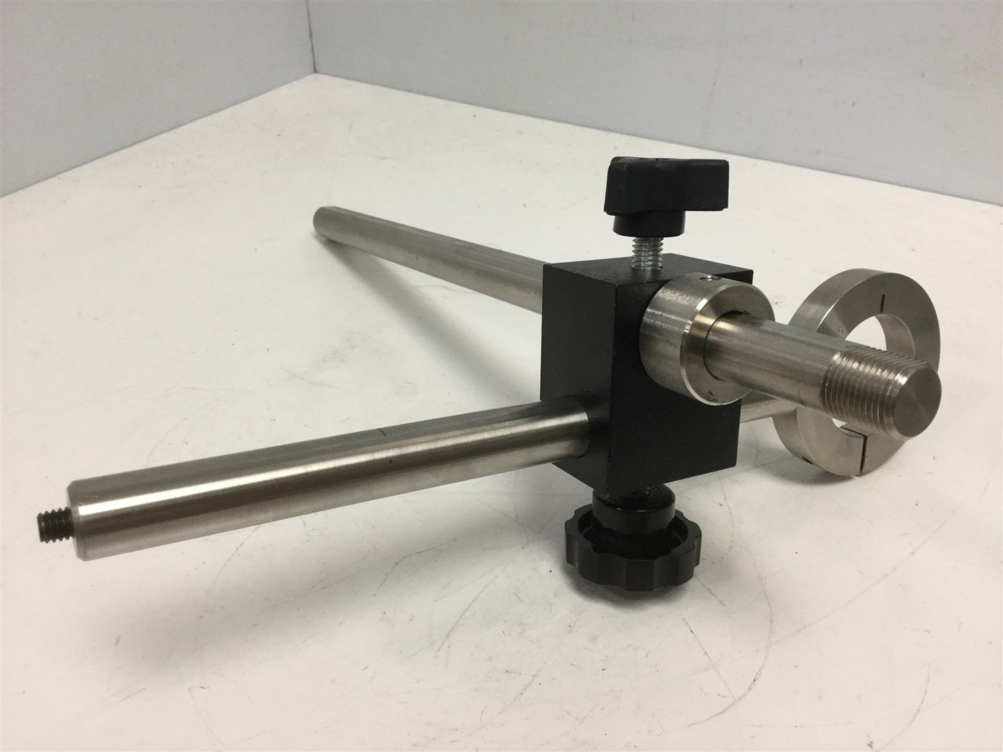 Used Edmund Scientific Instrument Rod, Ring Diameter: 1.8", Rod Diameter: 0.75"