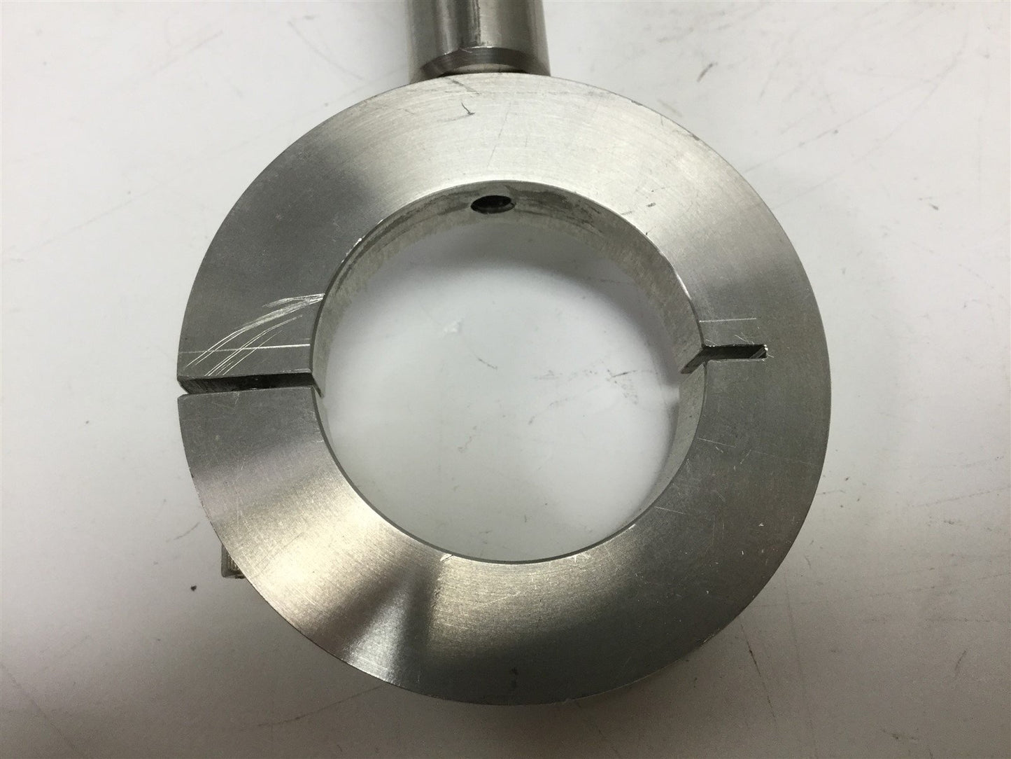 Used Edmund Scientific Instrument Rod, Ring Diameter: 1.8", Rod Diameter: 0.75"