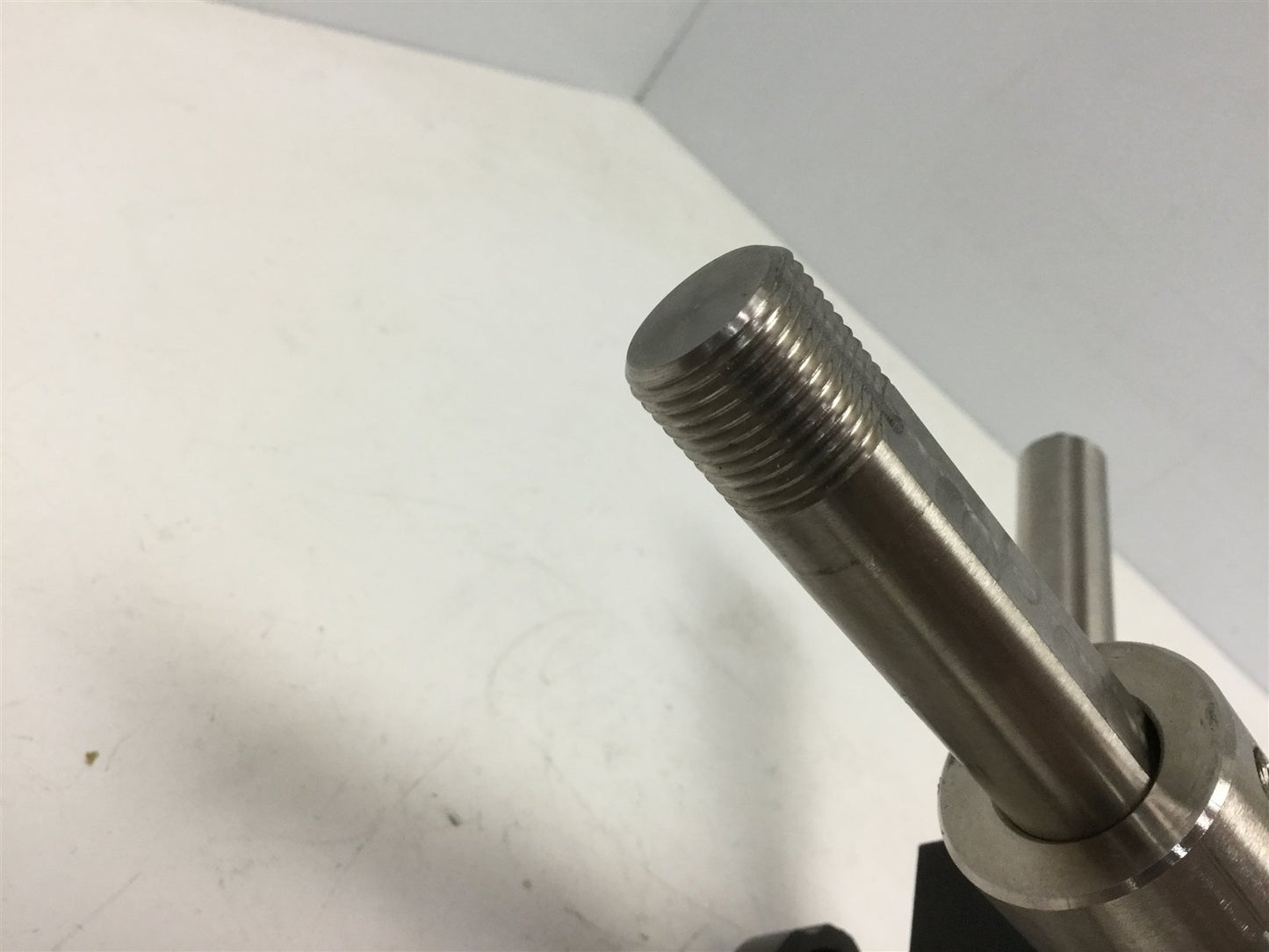 Used Edmund Scientific Instrument Rod, Ring Diameter: 1.8", Rod Diameter: 0.75"