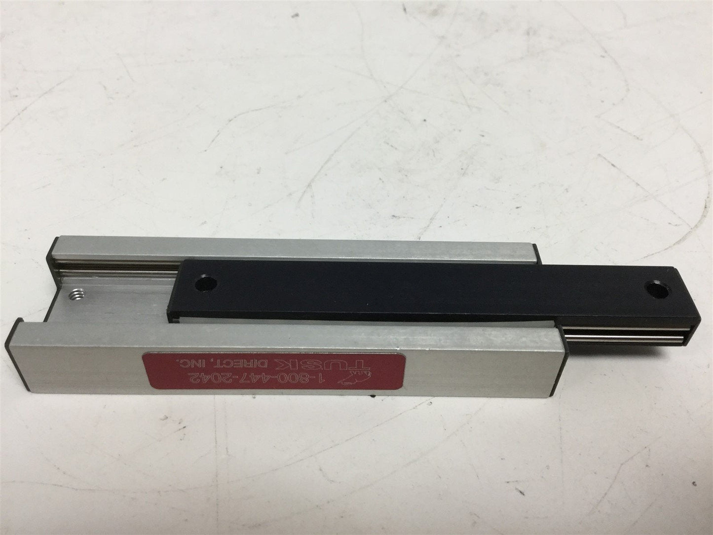 Used Tusk BX3.5-3 Linear Ball Bearing Slide Carriage 2" Travel 1" x 3.56" 12lb Rating