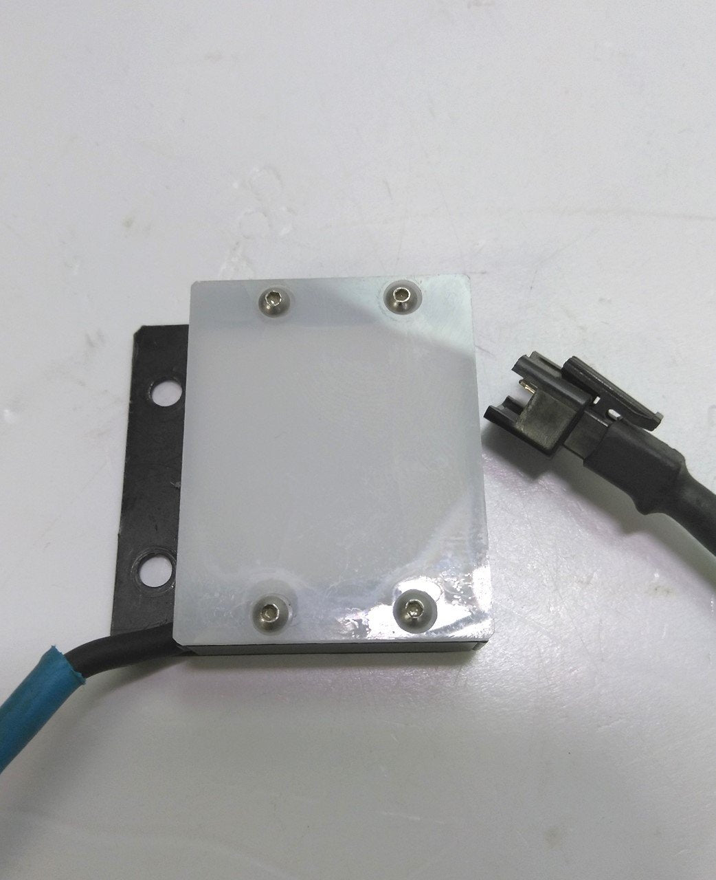 Used CCS LDL-TP-27X27 High Intensity LED Inspection Backlight, Red, 12VDC, 27x27mm