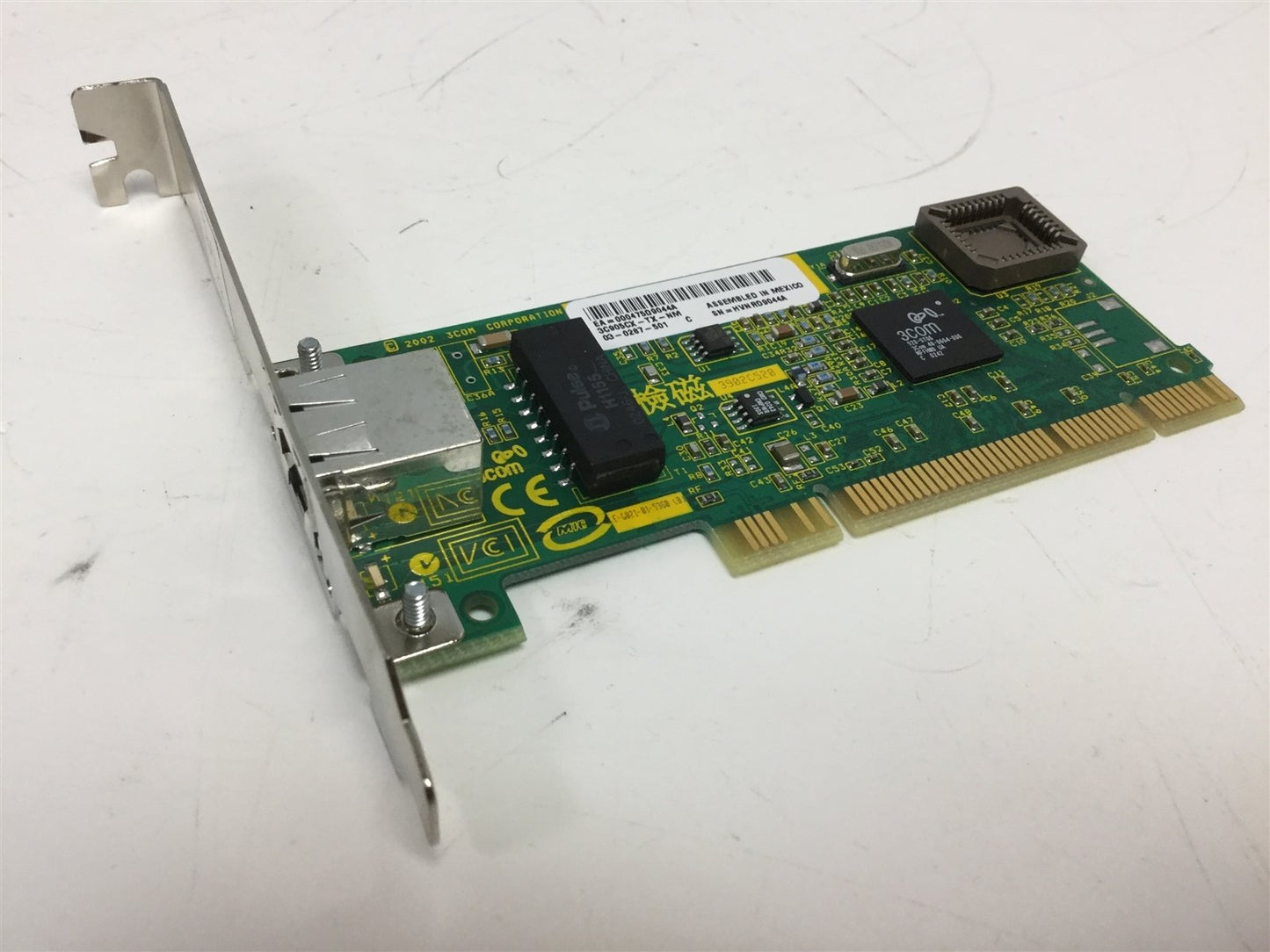 Used 3Com 3C905CX-TX-NM PCI Network Interface Card 10/100Mbps Rev-01 FAB 02-0287-002