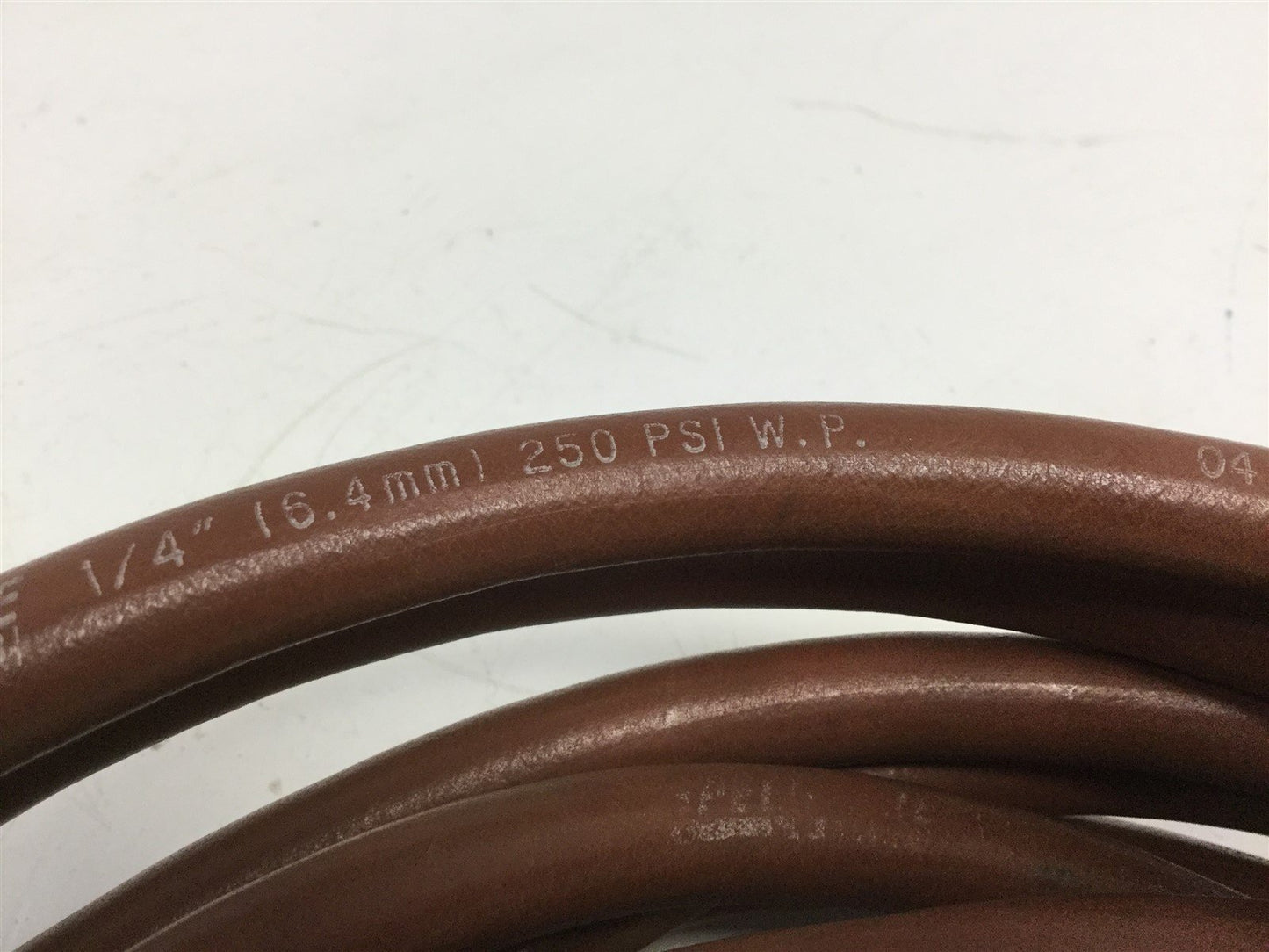 Used SpeedAir 042792C Pneumatic Hose 1/4" (6.4mm) 250psi W.P 16' W/ Quick Disconnect