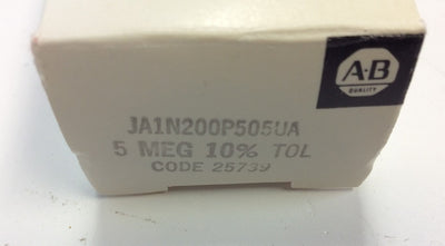 New Allen-Bradley JA1N200P505UA Potentiometer 5.0 MEG OHMS 10% Tolerance