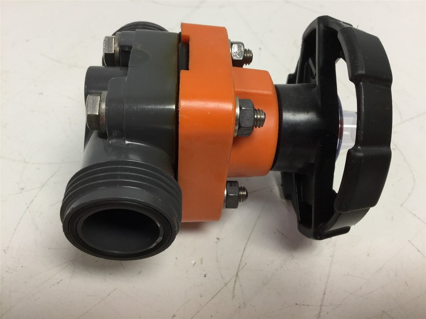 Used Georg Fischer Typ 314 Diaphragm Valve D20 1/2" PVC-U PN 10 Missing Fittings