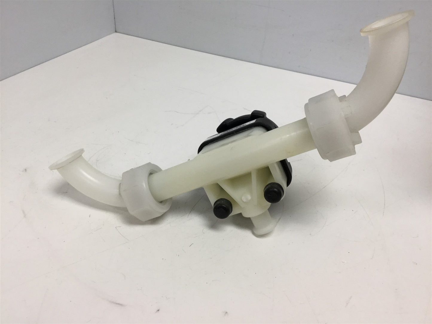 Used Cole-Parmer TZD100-075 Tri-Clamp T-Diaphragm Valve Maxi Run-Mini Branch Black