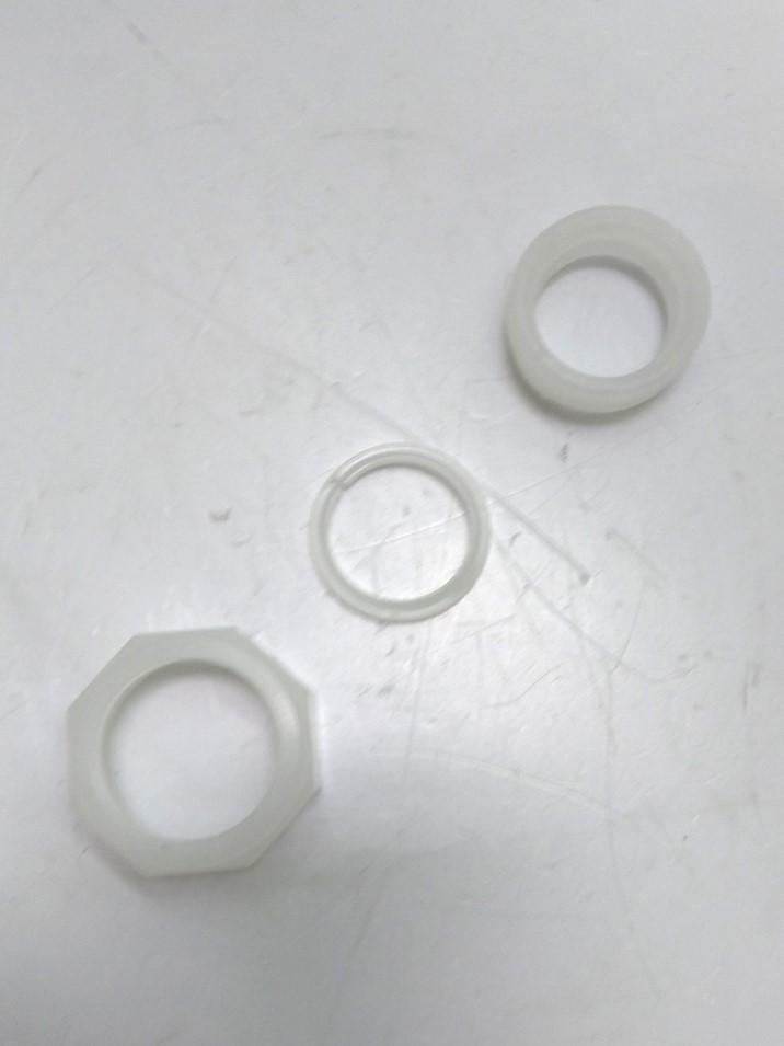 New Saint-Gobain CL100TU True Union Tri-Clamp, 1" MAXI to 1" MAXI, Kynar