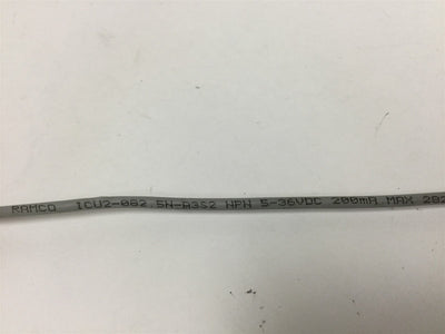 Used Lot of 2 Ramco ICU2-082.5N-A3S2 Inductive Proximity Sensors, Range: 2.5mm