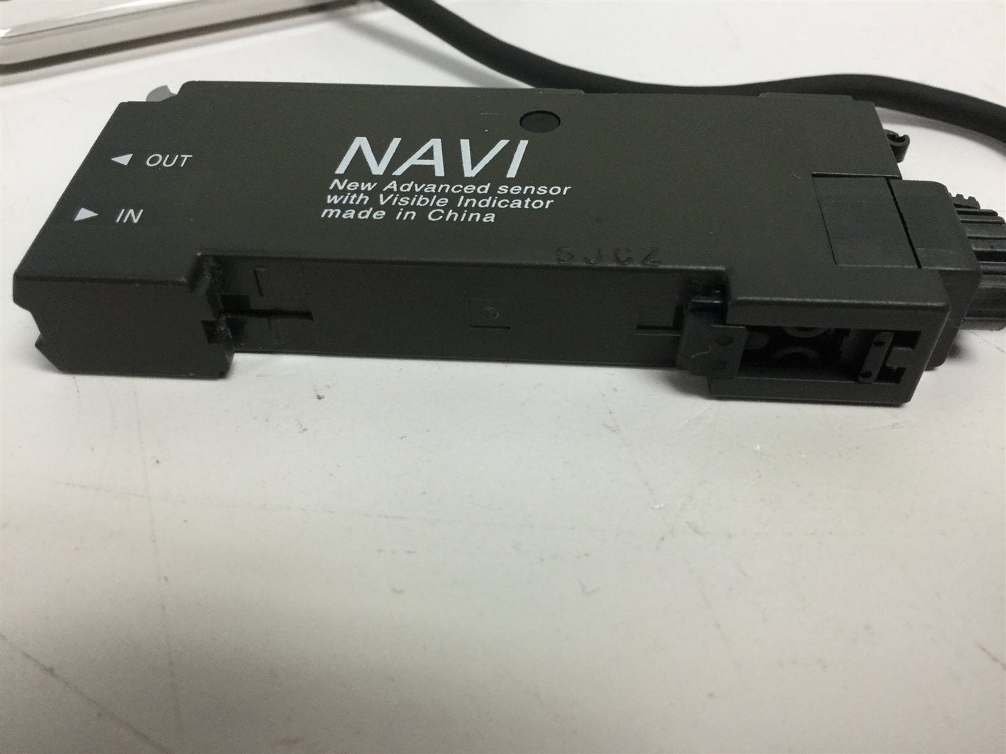 Used SunX NAVI FX-301 Fiber Sensor Amplifier, NPN 3-Wire Output, Supply: 12-24VDC