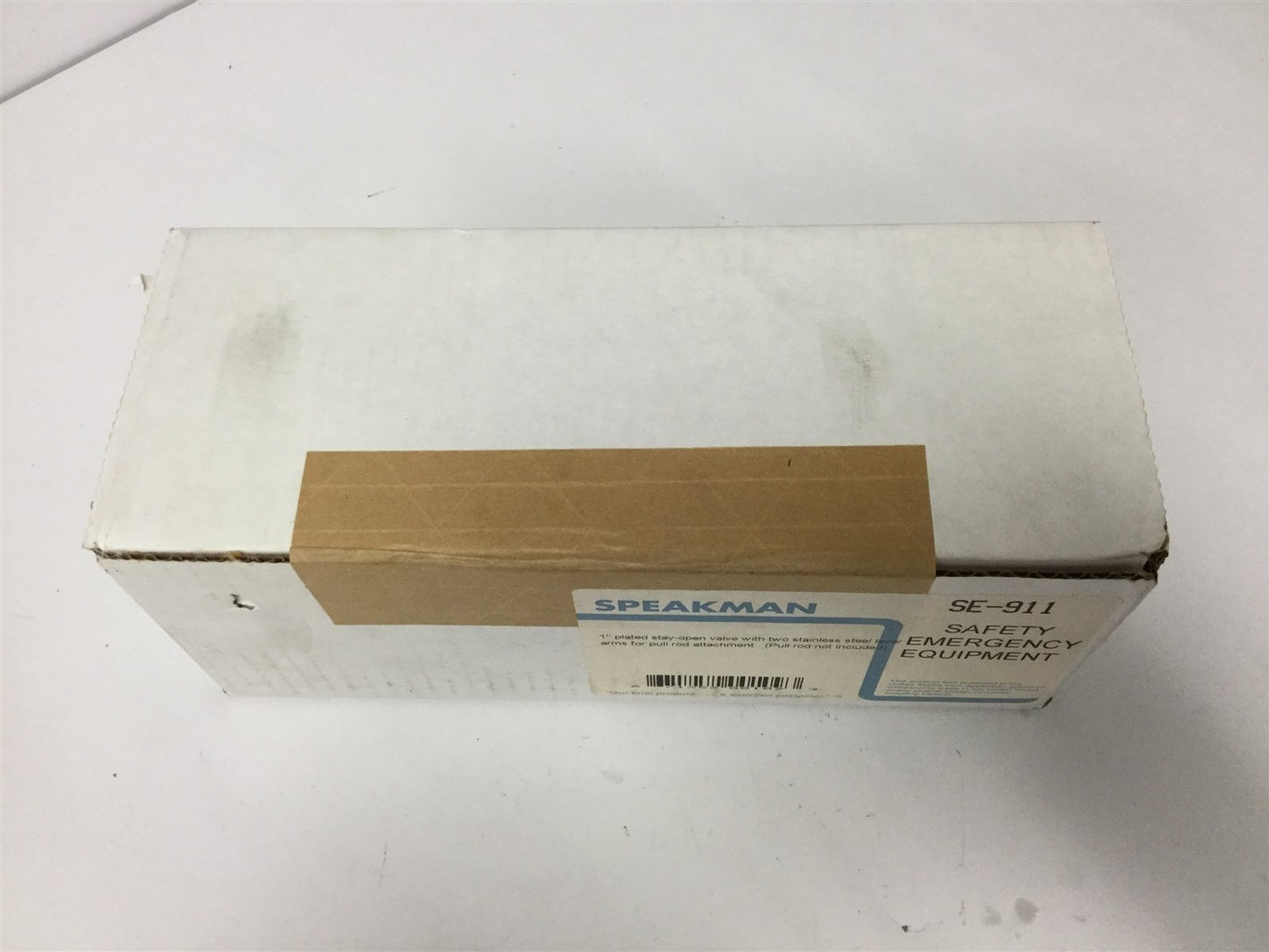 New Speakman SE-911 Stay-Open Ball Valve for Emergency Shower, Size: 1"
