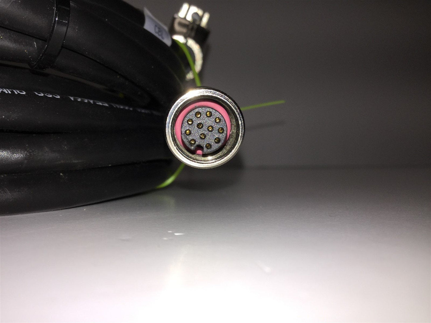 Used Cognex 825-0028-1R C Checker 252 with I/O Power Break Out Box and Cable