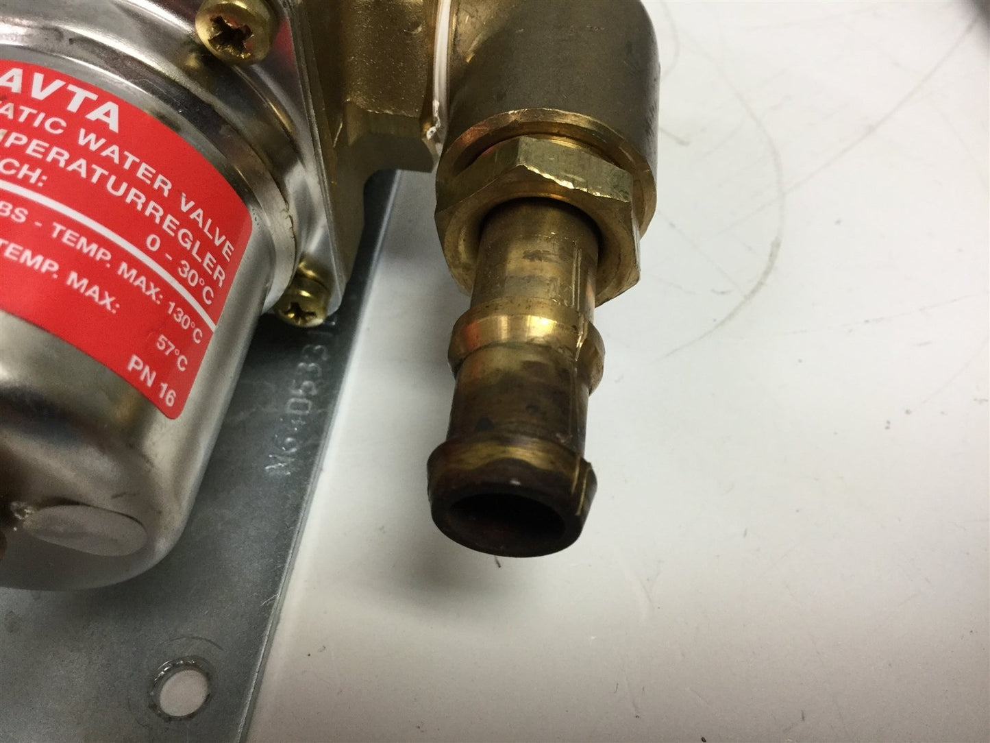 Used DanFoss AVTA Thermostatic Water Valve, Temp Range 0-30 C, Max Temp: 130 C