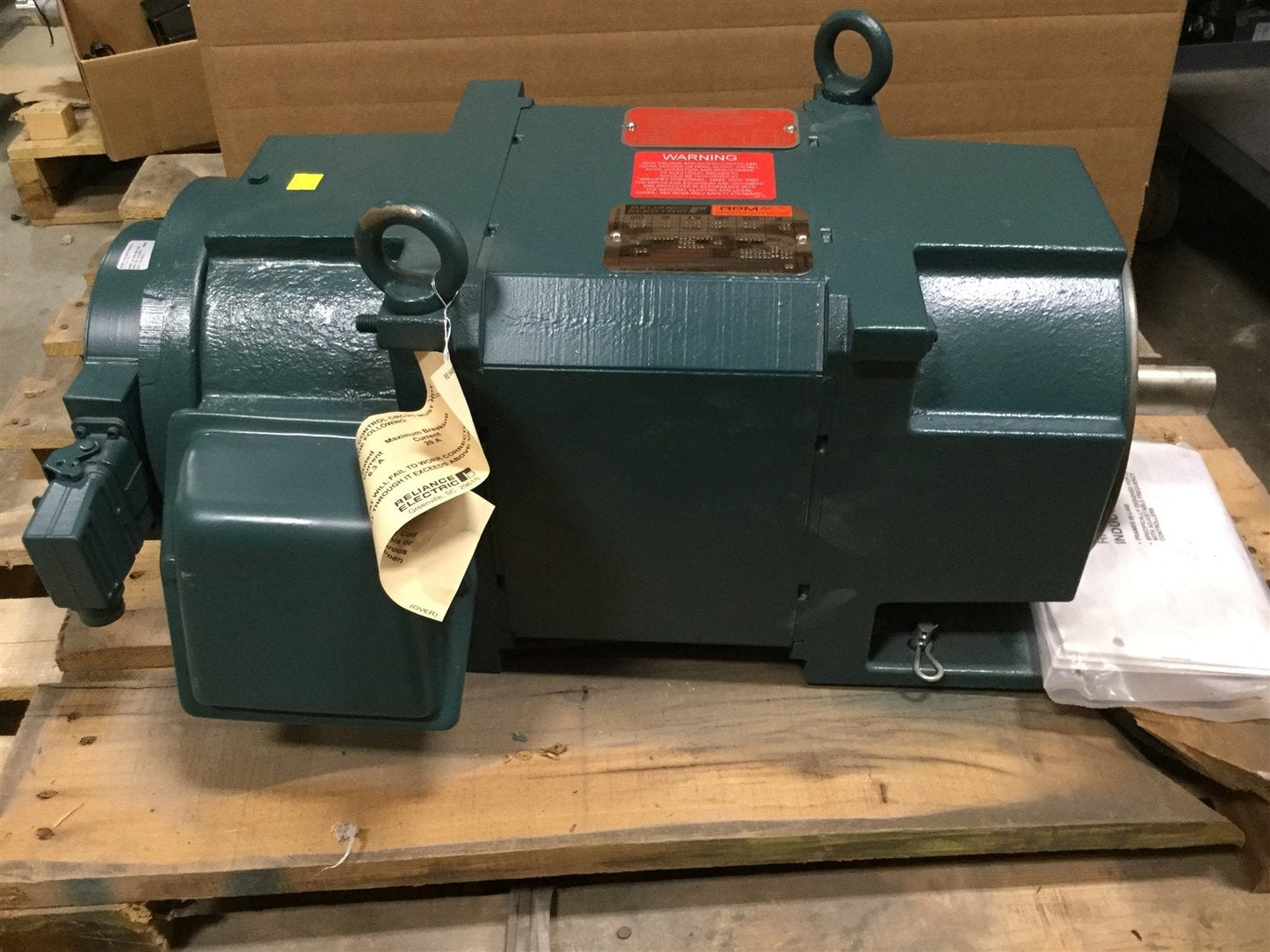 New Other Reliance Electric 6986155-001-BJT1 Inverter AC Motor, Volts: 460V, Shaft: 1.375"