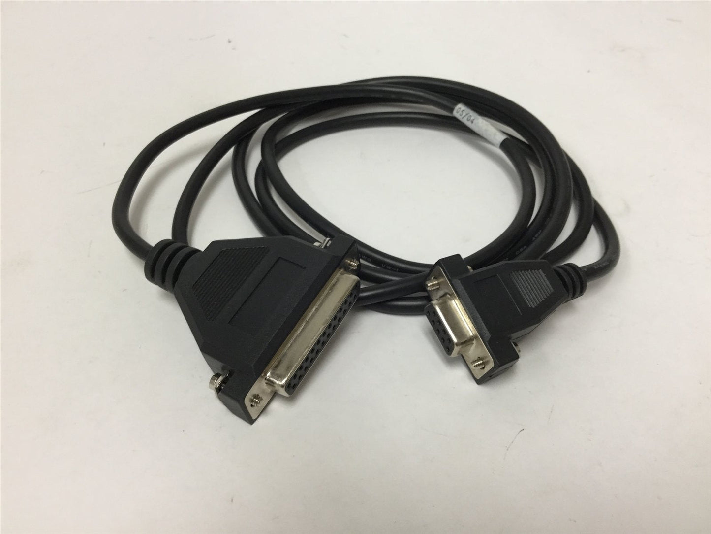 New Microscan 61-000034-01 Communications Cable, 25-Pin D-Sub to 9-Pin D-Sub