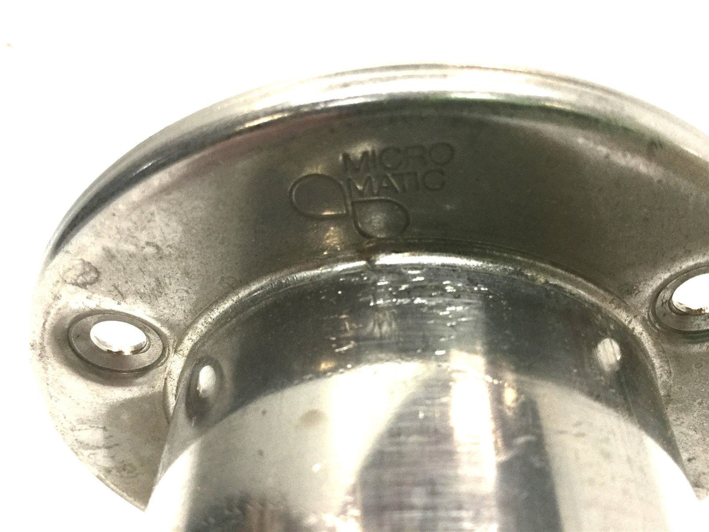 Used Micro Matic 2DV3-001 SS Drum Valve Rinse Socket 3-Pin EPDM Flush Spray Washout