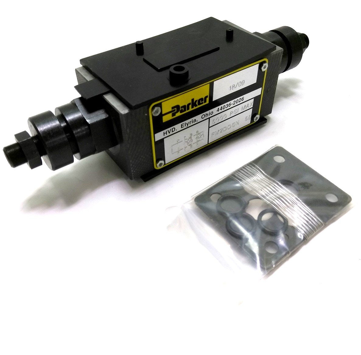 New New Parker FM2DDSN Manapak Hydraulic Flow Control Valve, 5000 PSI, CETOP 3, D03