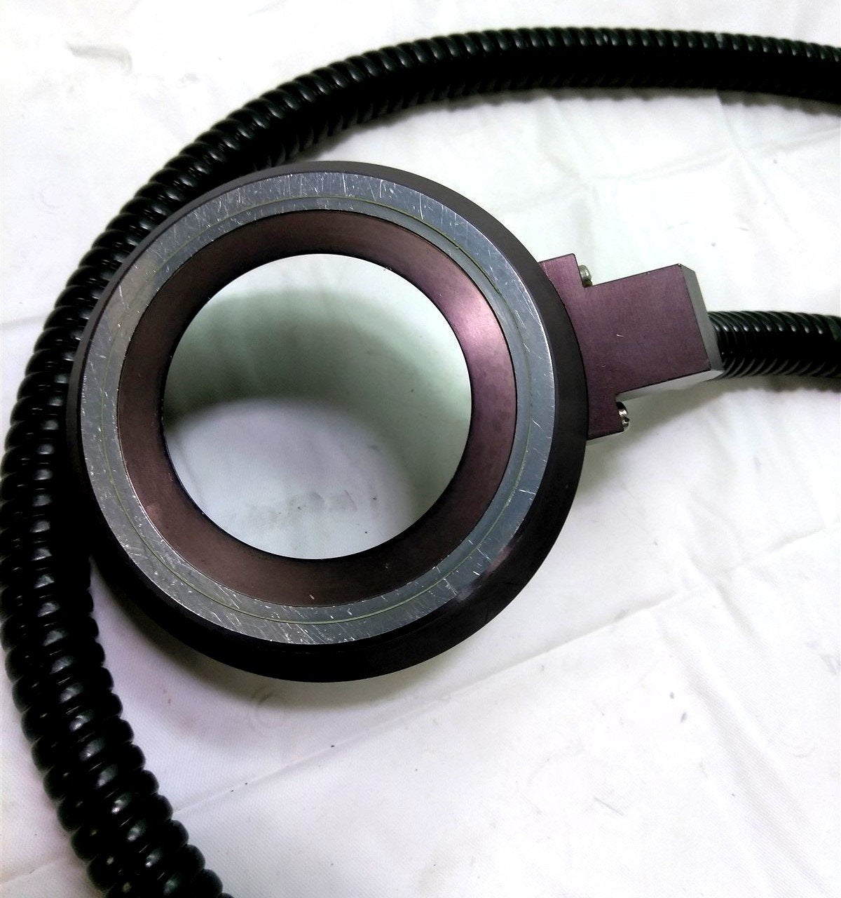 Used Leeds Fiber Optic Microscope Ring Light ID: 49mm, Length: 38", Bundle: 9mm