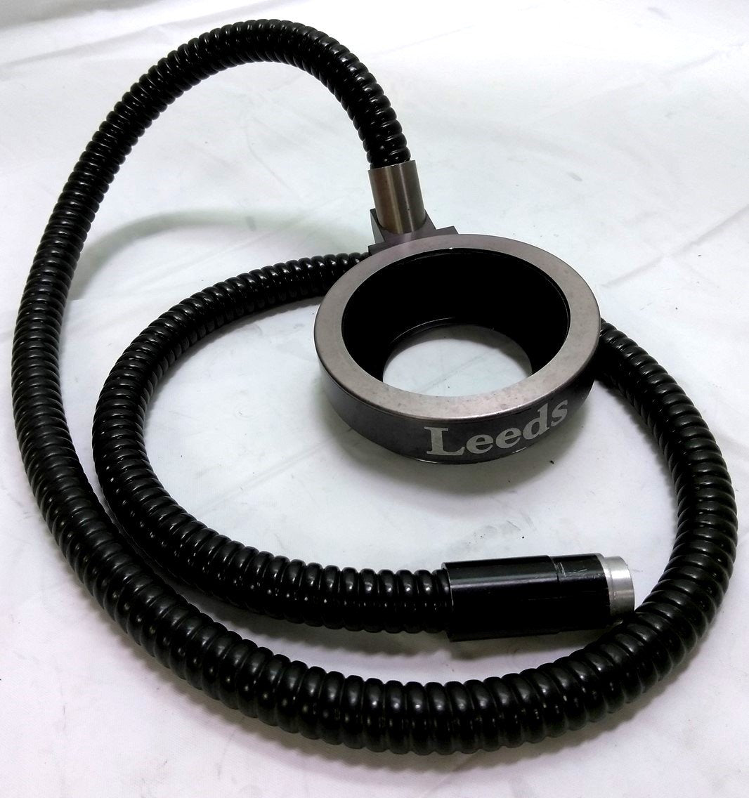 Used Leeds Fiber Optic Microscope Ring Light ID: 49mm, Length: 38", Bundle: 9mm